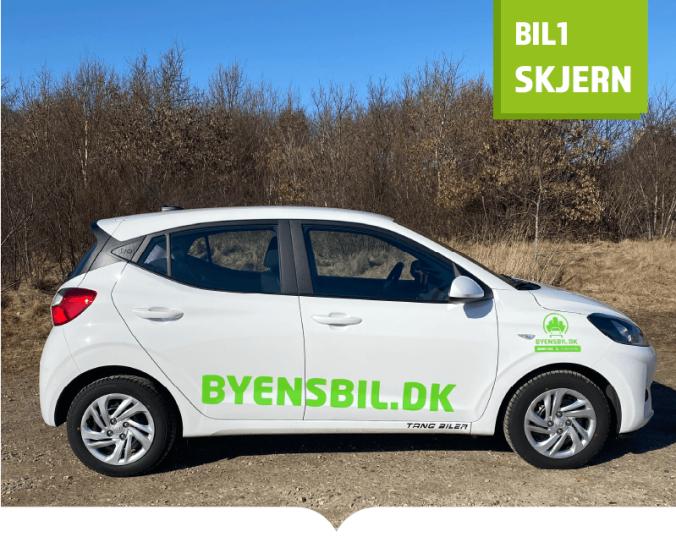 Book bil i Skjern med byensbil bookingsystem